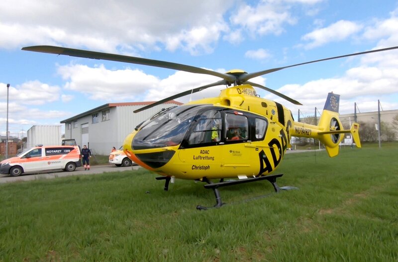 Der Helikopter Christoph 5 – Bild: SWR/​SEO Entertainment GmbH