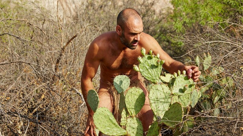 Ed Stafford.Ed picking prickly pear fruit – Bild: Discovery Channel (ROMA)