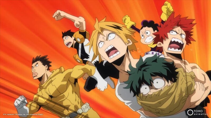 Bild: K. Horikoshi /​ Shueisha, My Hero Academia Project