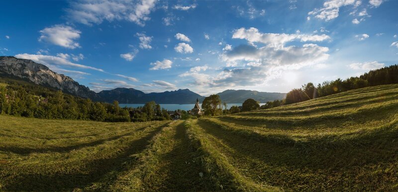 Panorama Steinbach am Attersee – Bild: ServusTV /​ Markus Christ