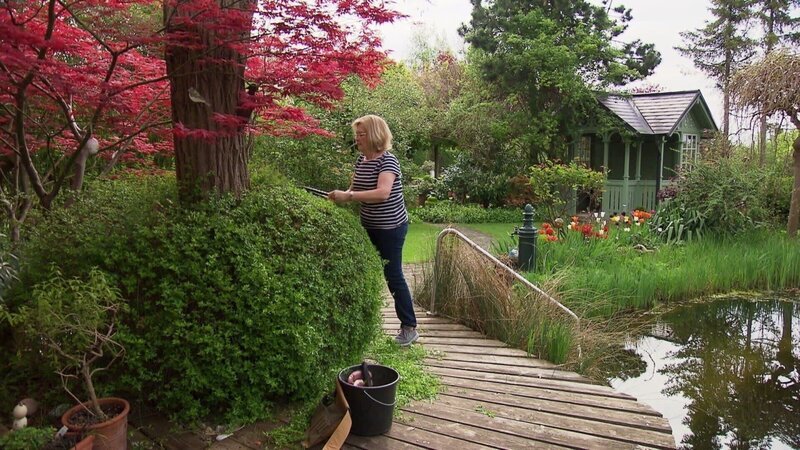 Garten am Land der Familie Hackl in Mistelbach. – Bild: 3sat