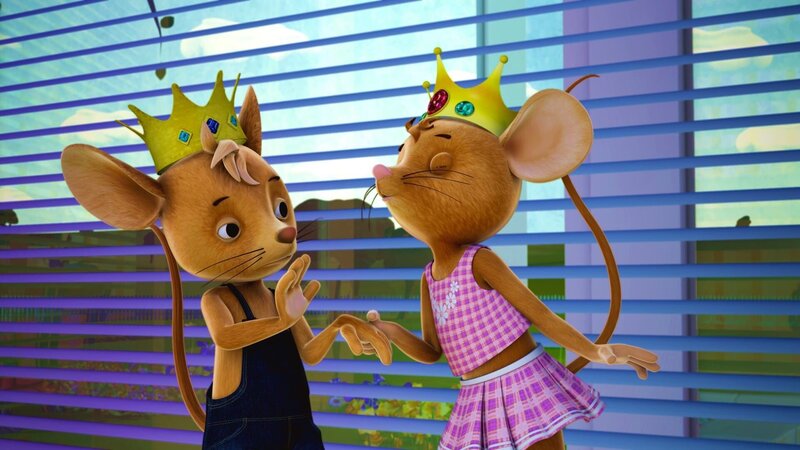 Endlich hat Naya ihren Prinzen bekommen. Fehlt nur noch der prinzliche Kuss! Davon ist Jo ist aber nicht begeistert. – Bild: ZDF/​Scopas Medien AG