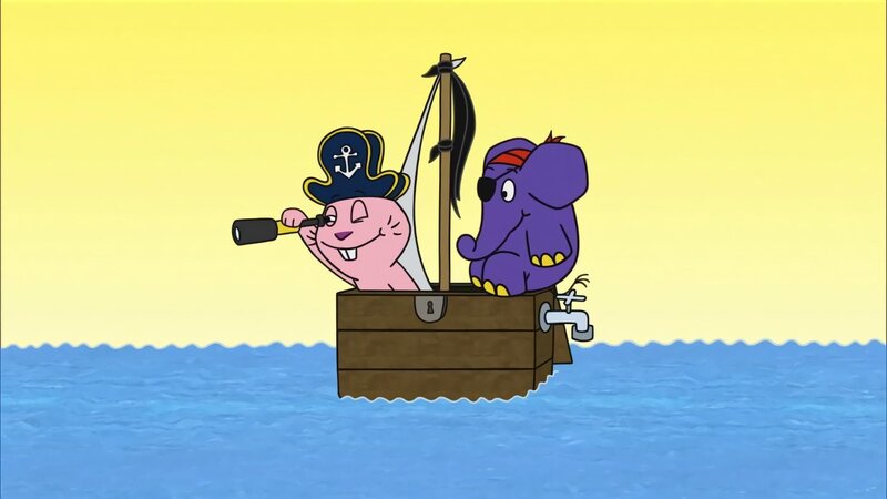 In einer besonderen Folge der Sendung mit dem Elefanten dreht sich alles um Elefant und Hase. – Bild: WDR/​Die Sendung mit dem Elefanten