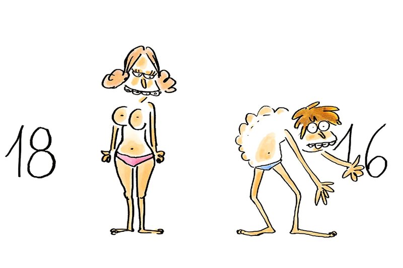 Während der Pubertät entwickeln sich Mädchen und Jungen sehr unterschiedlich – während Mädchen mit 18 schon voll entwickelt sind, müssen die Jungen noch einiges durchmachen … – Bild: Folimage/​Ex Nihilo