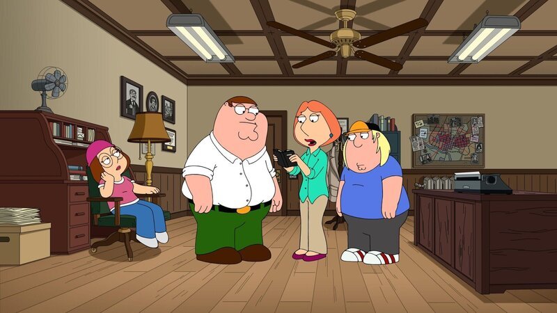 (v.l.n.r.) Meg Griffin; Peter Griffin; Lois Griffin; Chris Griffin – Bild: Twentieth Century Fox Film Corporation
