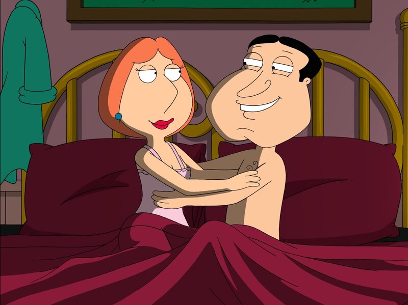Quagmire (r.) und Lois (l.) landen gemeinsam im Bett … – Bild: Twentieth Century Fox Film Corporation