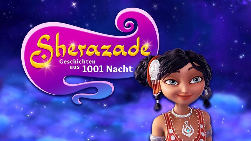 Sherazade geht mit ihrem Freund Karim auf eine lange Reise, um ihn von einem bösen Zauber zu befreien. – Bild: rbb/​Hahn Film AG/​Chocolate Liberation Front Pty Ltd/​Toonz Entertainment Pte Ltd