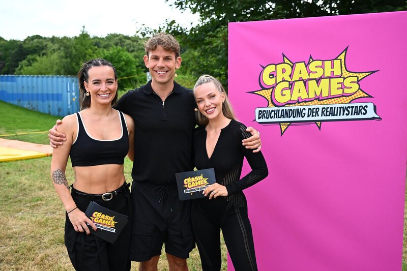 (v.l.n.r.) Julia Römmelt; Max Weißenböck; Laura Rypa – Bild: Joyn /​ Willi Weber