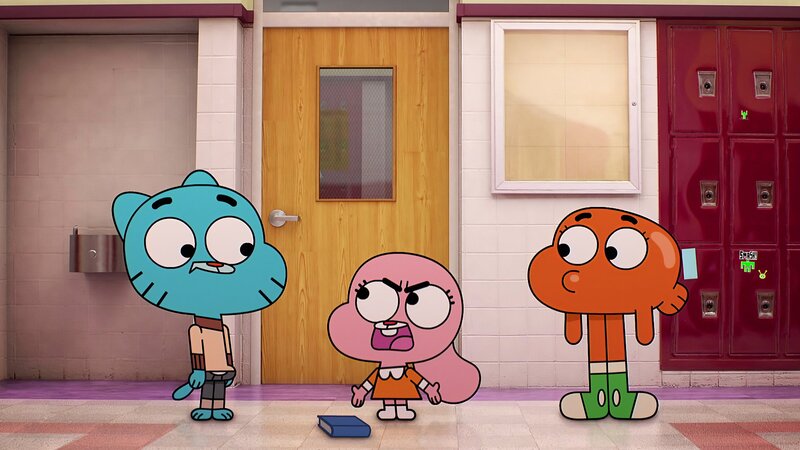v.li.: Gumball, Anais, Darwin – Bild: THE AMAZING WORLD OF GUMBALL and all related characters and elements are trademarks of and Turner Broadcasting System Europe Limited.
