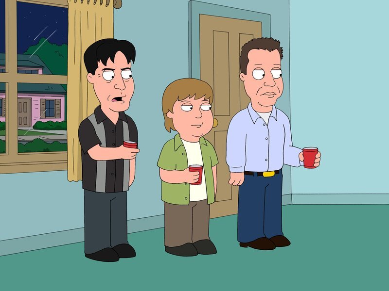 (v.l.n.r.) Charlie Sheen; Angus T. Jones; Jon Cryer – Bild: 2007⁠–⁠2008 Twentieth Century Fox Film Corporation. All rights reserved.