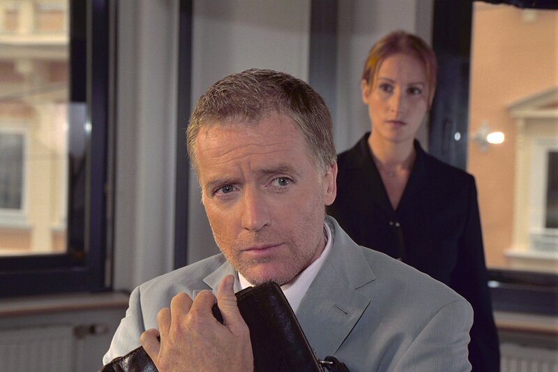 Albert Fortell (Felix Hofstätter), Nicole R. Beutler (Fanny). – Bild: ORF/​Hubert Mican