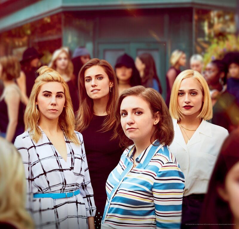 (l-r) Shoshanna Shapiro (Zosia Mamet), Marnie Michaels (Allison Williams), Hannah Horvath (Lena Dunham), Jessa Johansson (Jemima Kirke) – Bild: OTTC