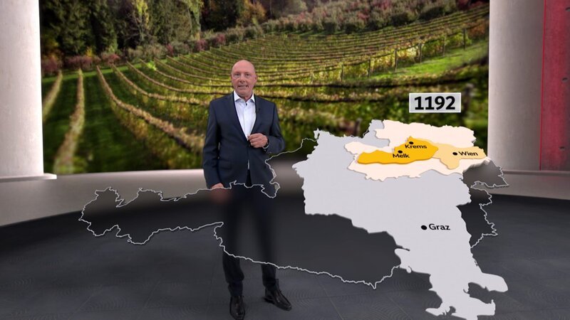 Andreas Pfeifer im ORF-Studio. – Bild: ORF/​RAN Film