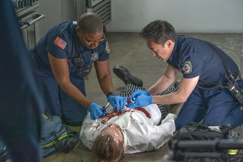 (v.l.n.r.) Henrietta „Hen“ Wilson (Aisha Hinds); Chef Maurice Malone (Jeff Blim); Howie „Chimney“ Han (Kenneth Choi) – Bild: Twentieth Century Fox Film Corporation