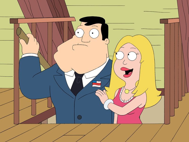 Stan Smith (l.); Francine Smith (r.) – Bild: 2009 Twentieth Century Fox Film Corporation.  All rights reserved. Lizenzbild frei