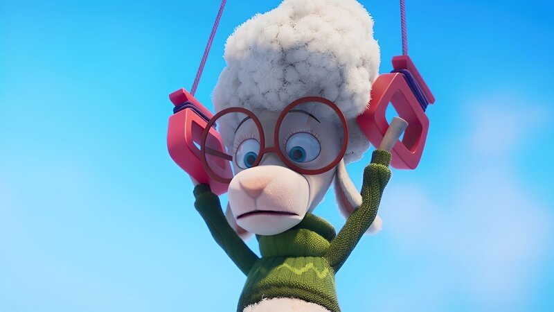 Wagemutig fliegt Billy über die Stadt. – Bild: KiKA/​2022 Sixteen South/​Mikros Animation IP/​Tencent