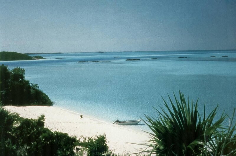 Weisser Sand, tuerkisblaues Meer und immergruene Vegetation praegen das Bild der Bahamas. – Bild: HGTV