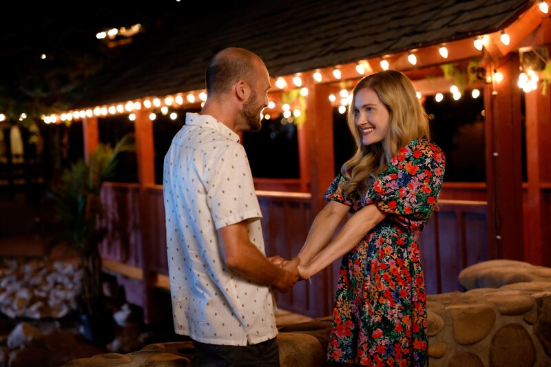 Brian Laundrie (Evan Hall) und Gabby Petito (Skyler Samuels) – Bild: stan/​TJ /​ Crime + Investigation /​ A+E Networks