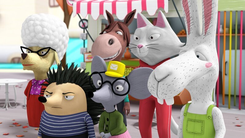 Die Dorfbewohner freuen sich, Henry in Windhausen willkommen zu heißen. – Bild: NDR/​Autour de Minuit Productions/​France Télédvisions/​Borderline Films