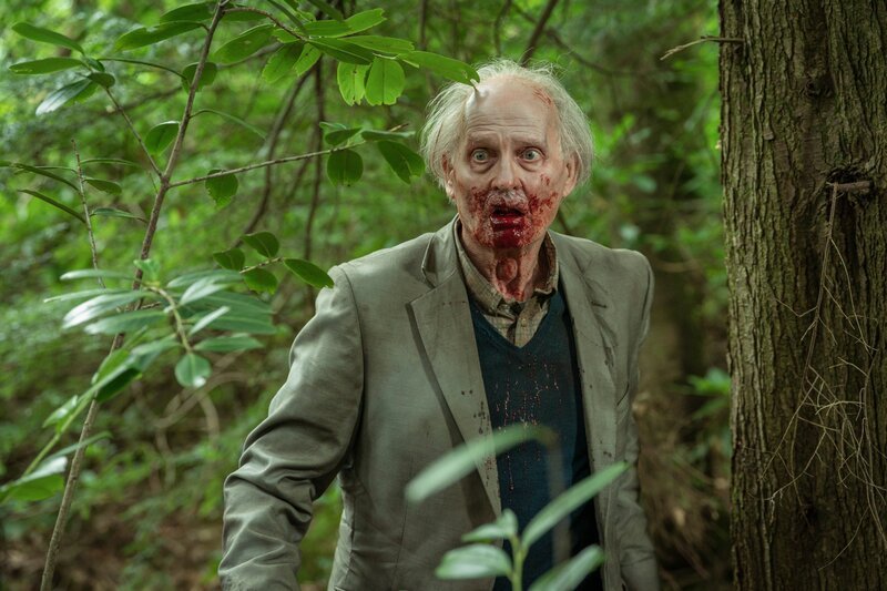 Auch Frank (Paul Bentall) ist durch die Infektion zu einem blutrünstigen Zombie geworden. – Bild: ZDF und Alistair Heap