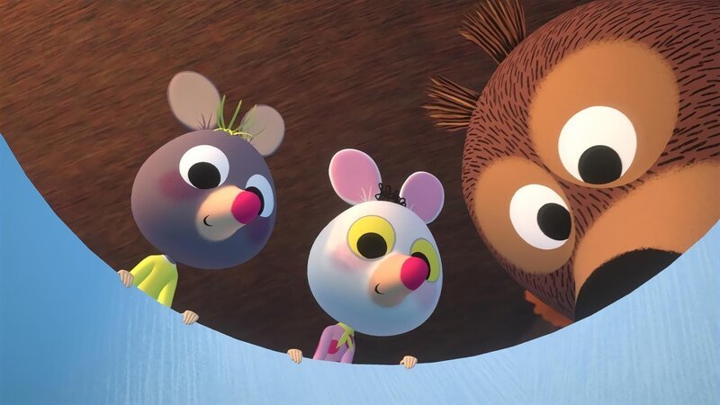 Polka und Hortensia haben sich bei Baldur in der Kastanie einquartiert. – Bild: hr/​MIAM! Animation