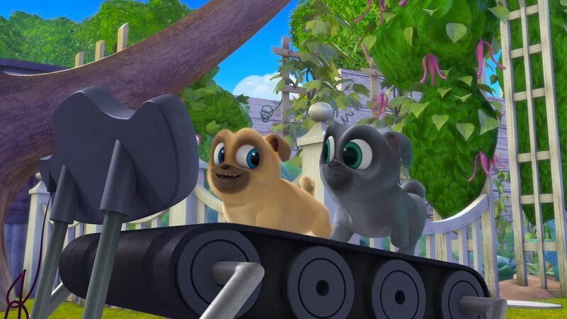 L-R: Rolly (voiced by Sam Lavagnino), Bingo (voiced by Issac Ryan Brown) – Bild: Disney Channel (De)