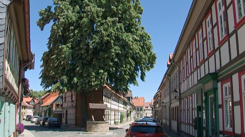 In der Altstadt von Wernigerode. – Bild: HR