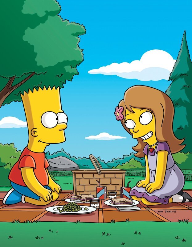 Die ausgesprochen brave und wohlerzogene Jenny (r.) hat Bart (l.) so stark den Kopf verdreht, dass der nun versucht, seine bösartige Vergangenheit zu vertuschen … – Bild: und TM Twentieth Century Fox Film Corporation – Alle Rechte vorbehalten Lizenzbild frei