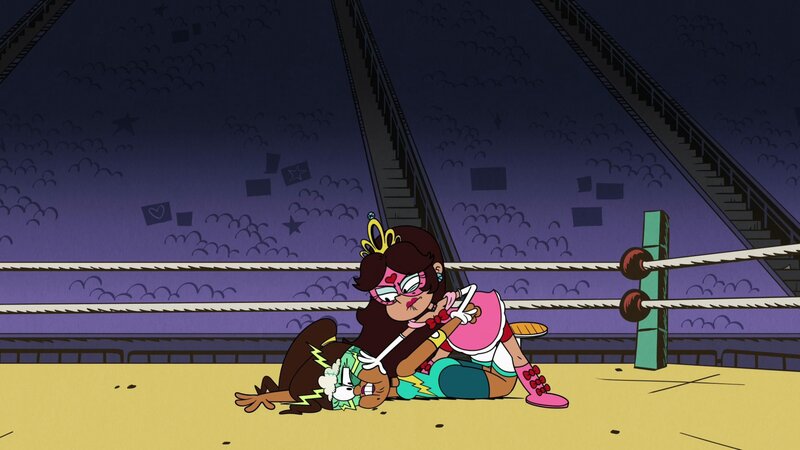 Valentina scheint den Kampf gegen La Tormenta zu gewinnen – Ronnie Anne ist entsetzt.  +++ – Bild: RTL /​ Nicht ohne meine Maske