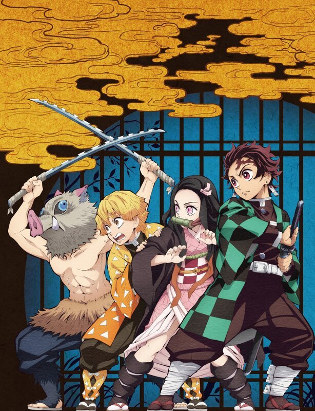 (1. Staffel) – Demon Slayer – Artwork – Bild: Koyoharu Gotoge /​ SHUEISHA, Aniplex, ufotable