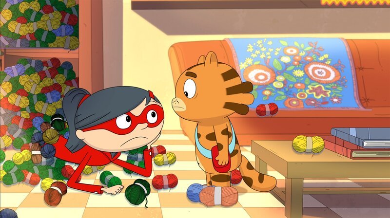 Alles Wolle oder was? Mirette und Jean Cat auf den Spuren einer alten Dame. – Bild: WDR/​Cyber Group Studios/​KD Productions Toons&Games/​Televisió de Catalunya