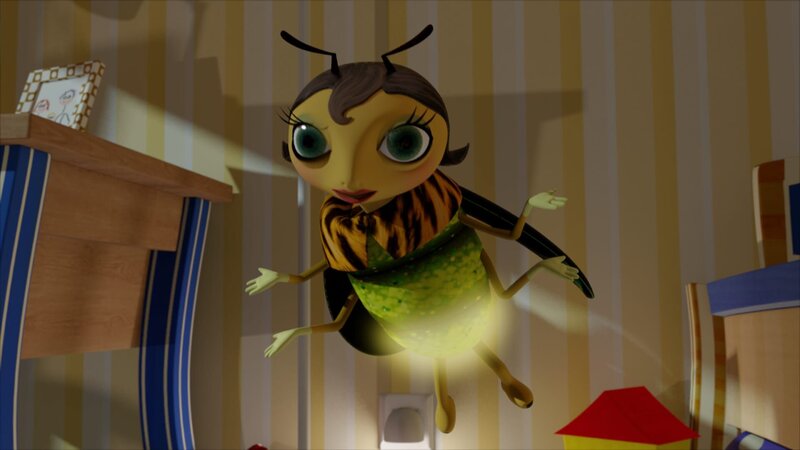 „Etoile filante!“ ruft Minou, die Französisch spricht. Das heißt „Sternschnuppe“ und als Sternschnuppe möchte Minou ihrer Freundin Naya helfen, ihre Pechsträhne los zu werden. – Bild: ZDF und scopas medien