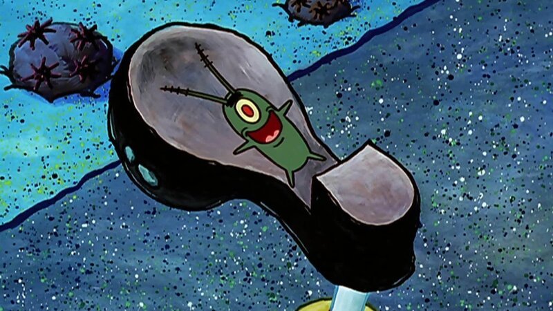 Plankton – Bild: ANNÉE Viacom International Inc. Tous droits réservés. Nickelodeon, Bob l’éponge et tous les autres titres, logos et personnages qui y sont associés sont des marques de commerce de Viacom International inc. Créé par Stephen Hillenburg.