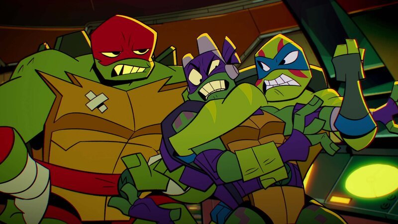 v.li.: Raphael, Donatello, Leonardo – Bild: Paramount