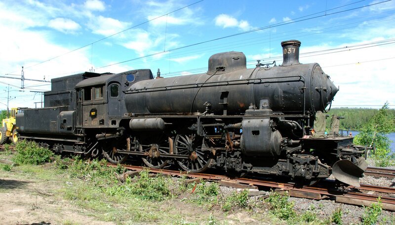 Kriegsreservelok 1037 kurz nach der Bergung. – Bild: SWR/​Hagen von Ortloff