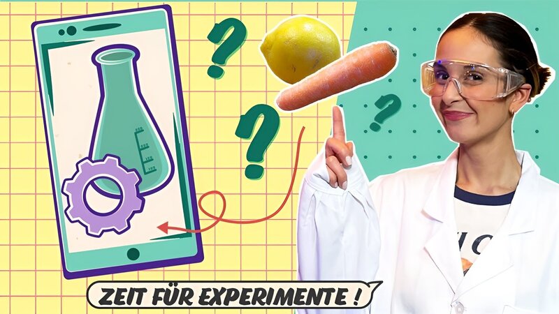 Experimente mit dem Handy – Bild: KiKA