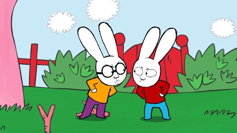 Ferdinand (l.) und Simon (r.) geraten in Streit. Doch keiner der beiden Sturköpfe möchte klein beigeben. – Bild: ZDF/​GO-N Productions 2016