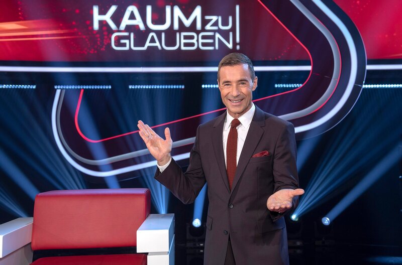 Kaum zu glauben! Moderator Kai Pflaume – Bild: NDR/​Thorsten Jander /​ NDR Presse und Information
