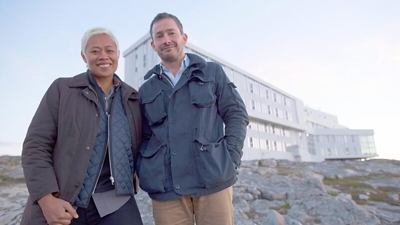 L-R: Monica Galetti und Giles Coren – Bild: BBC