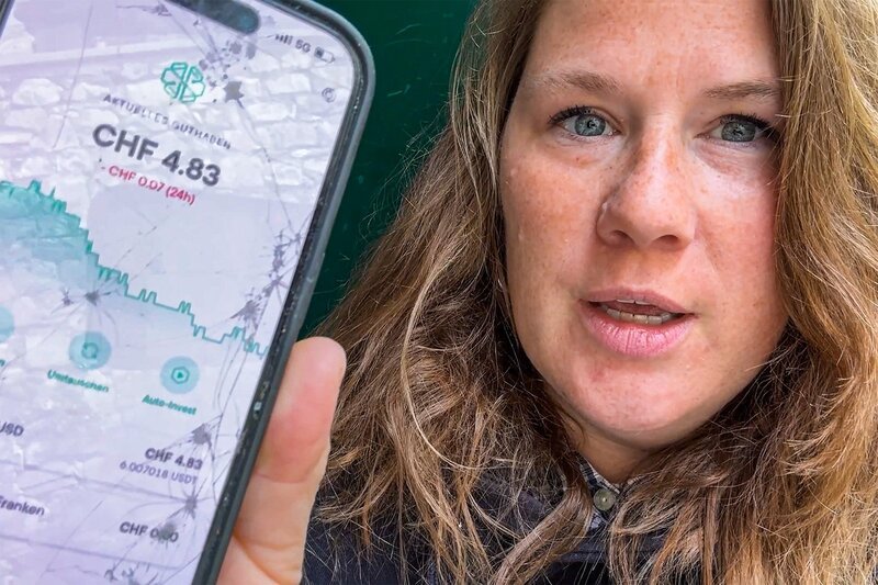 rec. Hype um Krypto – Was bringen Bitcoin und Co. den Jungen? rec.-Reporterin Nora Hesse verfolgt den Kurs der Kryptowährung Tether. – Bild: SRF