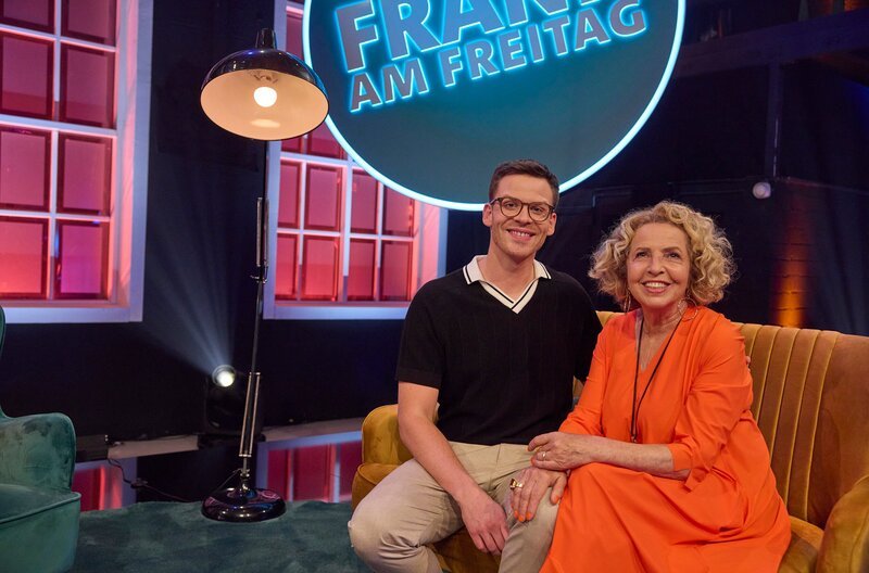 Martin Frank und Michaela May. Weiteres Bildmaterial finden Sie unter www.br-foto.de. – Bild: BR/​SEO Entertainment GmbH/​Martina Bogdahn