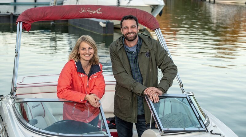 Katrin Hegewald mit Steffen König. – Bild: SSWR/​Alexander Kluge