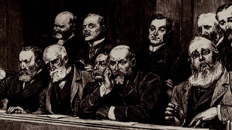 Der Angeklagte John Dickman will die Geschworenen von seiner Unschuld überzeugen.    +++ – Bild: RTL /​ ZDF/​3DD Productions /​ Tatmotiv Habgier