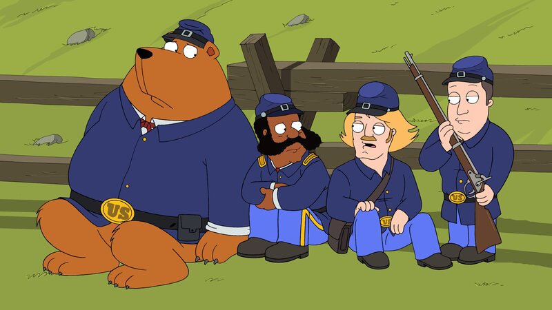 L-R: Tim, Cleveland Brown, Terry Kimple, Holt Richter – Bild: ViacomCBS /​ FOX BROADCASTING