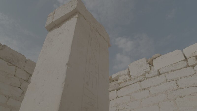 Die Handarbeit der ägyptischen Steinmetze hat die Zeiten überdauert. – Bild: ZDF/​Label News – Label Image – 2023