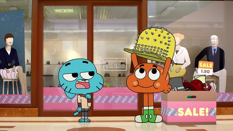 v.li.: Gumball, Darwin – Bild: Turner Broadcasting System Europe Limited