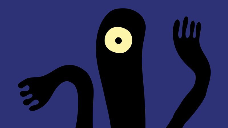 Furchterregende Gestalten lauern im Dunkeln. – Bild: KiKA/​SWR/​Film Bilder/​Julia Ocker