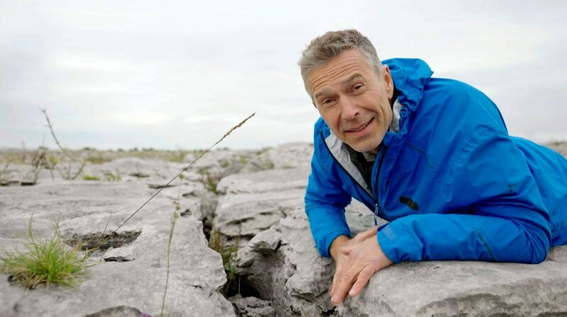 Das Wasser im Burren-Nationalpark verschwindet in ausgedehnten unterirdischen Flussläufen. – Bild: phoenix/​ZDF/​Oliver Roetz