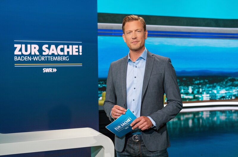 Moderator Florian Weber – Bild: SWR/​Christian Koch