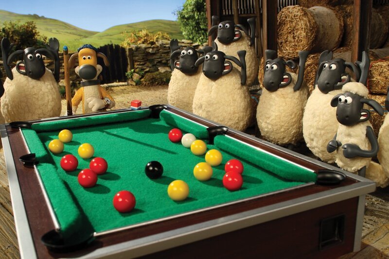 Guetnachtgschichtli Shaun das Schaf – Bitzer-Billard Staffel 2 Folge 36 Poolduell – Bild: SRF/​Aardman Animations Limited